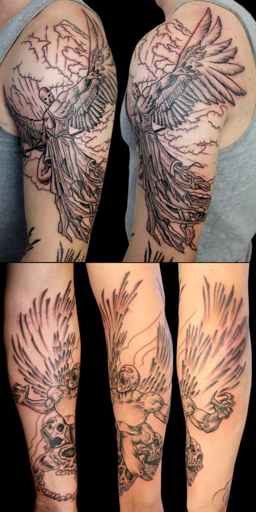 Eric's under and upper arm Click to enlarge Big image
